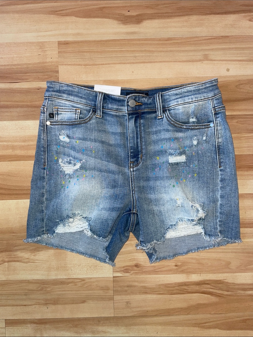 NWT judy blue denim shorts size large